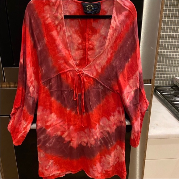 Blue Life Tie Dye mini dress S - Picture 5 of 6